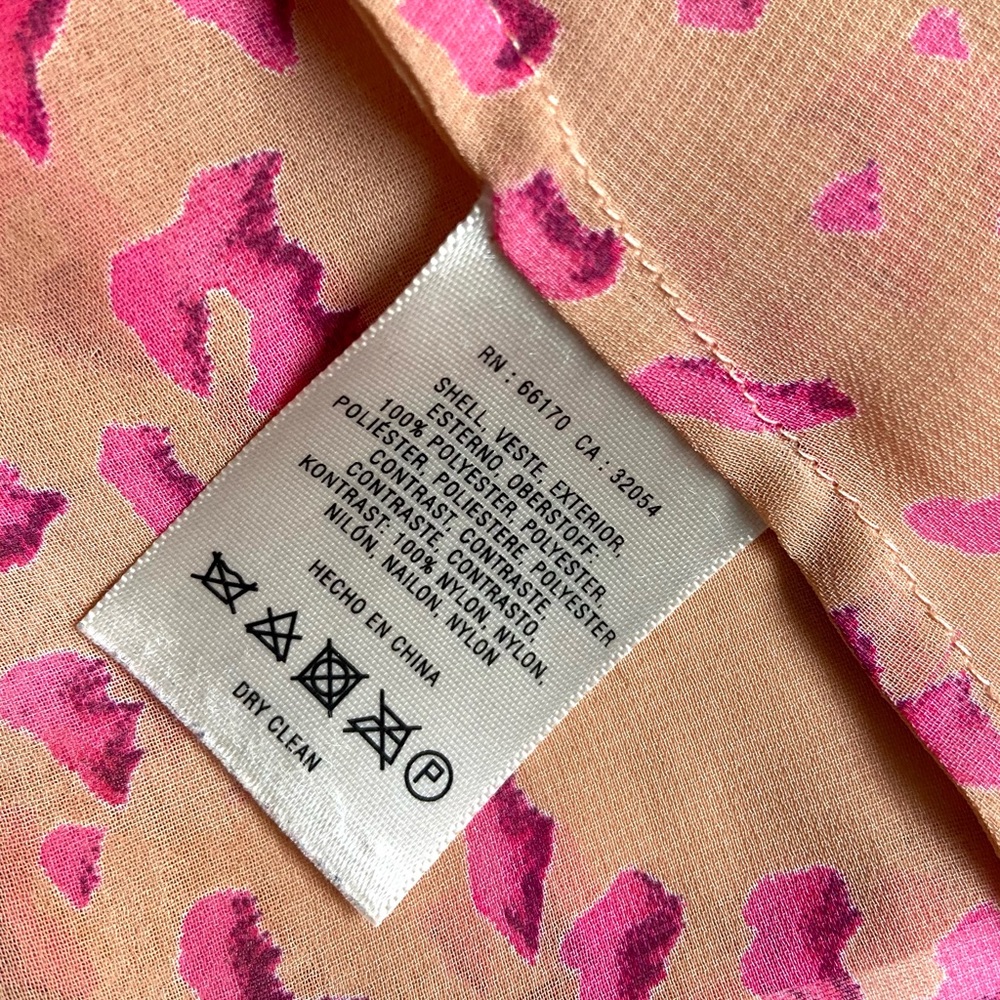 ANTHROPOLOGIE MAEVE Evangeline Sheer Peplum Top Pink Woken’s Size XS - Picture 10 of 15